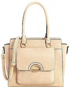 3 in 1 Modern Trendy Chic Satchel with Long Strap