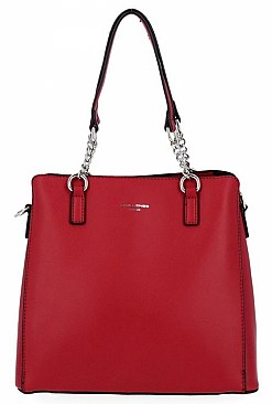 David Jones Paris Chained Handle Shoulder Bag