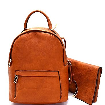 wholesaler Medium Fashion Backpack Clutch SET