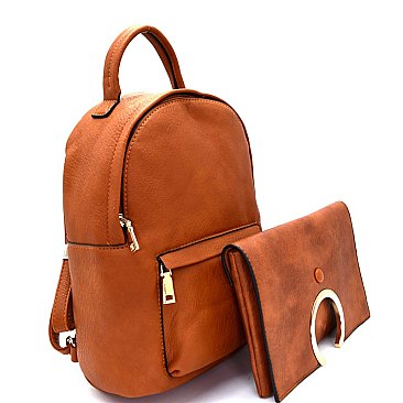 Medium Fashion Backpack Clutch SET [ clone ]