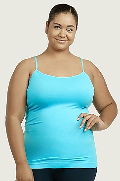 PACK OF 6 PIECES LADIES CAMISOL PLUS SIZE MUCM100X