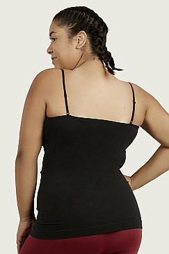 PACK OF 6 PIECES LADIES CAMISOL PLUS SIZE MUCM100X