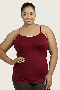 PACK OF 6 PIECES LADIES CAMISOL PLUS SIZE MUCM100X