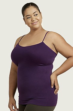 PACK OF 6 PIECES LADIES CAMISOL PLUS SIZE MUCM100X