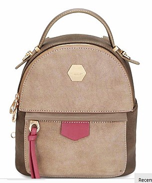 Davis Jones Faux Leather Mini Backpack JPCM3539