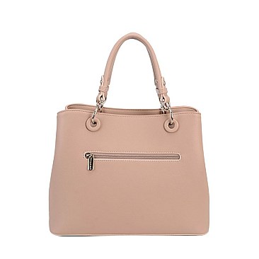 David Jones Color Block Tote Handbag
