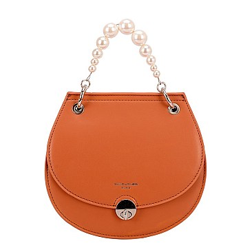 DAVID JONES crossbody bag with Pearl Handle