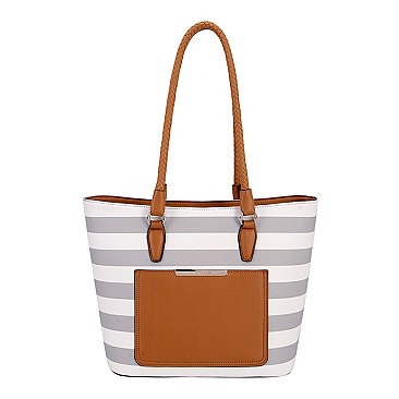 David Jones Stripped TOTE Handbag