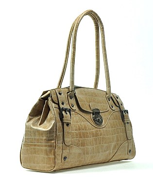 David Jones Alligator Satchel