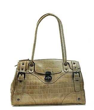 David Jones Alligator Satchel