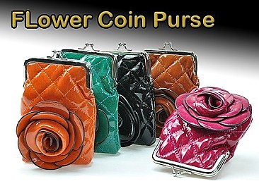 Kiss Snap FLower Coin Purse