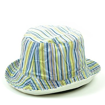 Stripe Cotton Sun Hat