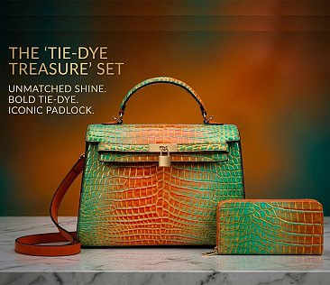 Tie-Dye Classy Flap Satchel