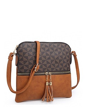 Monogram Print Cross Body