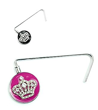 Rhinestone Crown Purse Hanger