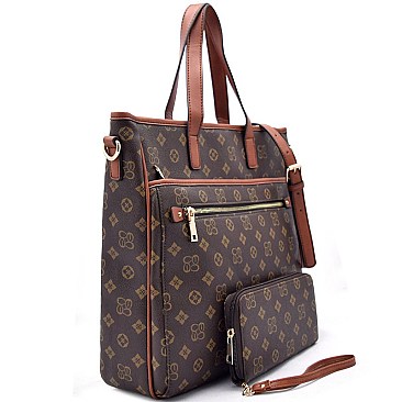 Classic CH-CS2597 Monogram Multi-Pocket Satchel with wallet