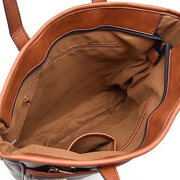 Classic CH-CS2597 Monogram Multi-Pocket Satchel with wallet