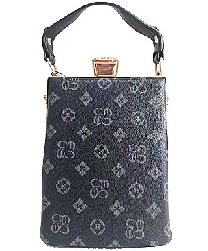 Detachable Strapped Monogram Handbag