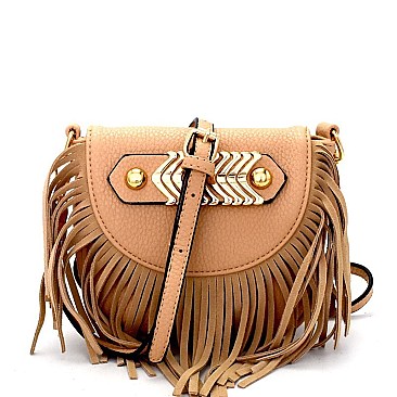 CTF0001-LP Fringed Convertible Fanny Pack Crossbody