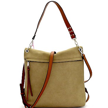 CTUS0001-LP Multi-Compartment Reversible 2-Way Shoulder Bag
