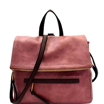 Rustic Convertible Backpack & Shoulder Bag MH-CTUS0002
