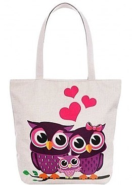 FASHION CUTE OWN FAMILY PRINT TOTE BAG
