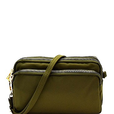 Multi-Compartment Nylon Versatile Cross Body MH-CW1985