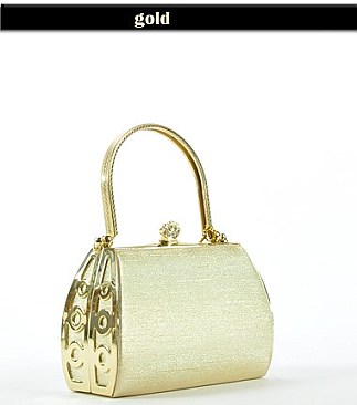 E080SL TEXTURE SATIN EVENING BAG