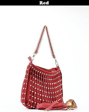 RGN1155 Stone Fringe Shoulder Bag