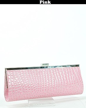 EVENING ALLIGATOR CLUTCH BAG