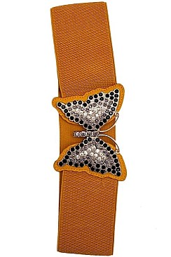 RHINESTONE  ELASTIC BELT