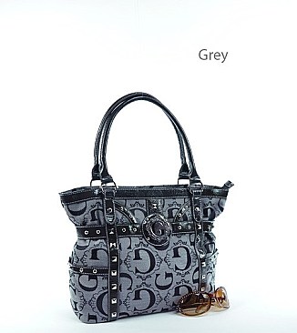 K1182  Studded Signature Tote