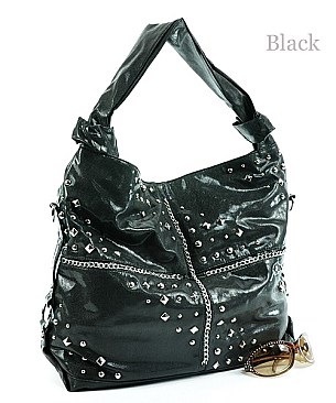 TNL10-0025 Studded Fashion Hobo Bag