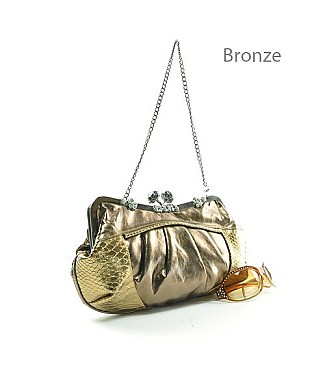 E189 STONED EVENING BAG