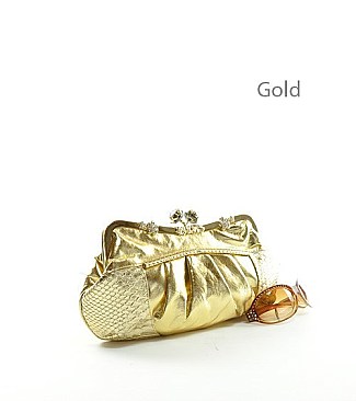 E189 STONED EVENING BAG