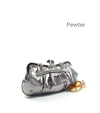 E189 STONED EVENING BAG