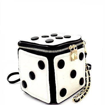 Glittery Dice Figure Novelty Cross Body MH-D0463