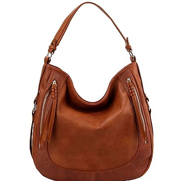 Stylish Front Pocket Accent Hobo