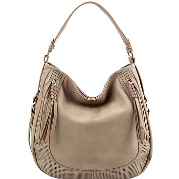 Stylish Front Pocket Accent Hobo