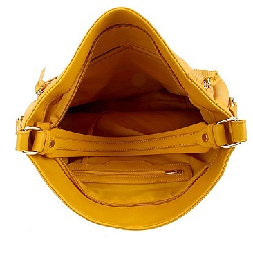 Stylish Front Pocket Accent Hobo