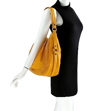 Stylish Front Pocket Accent Hobo