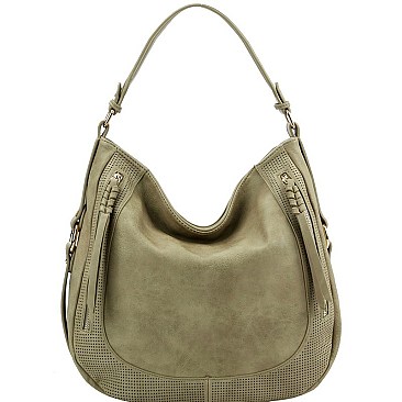 Stylish Front Pocket Accent Hobo