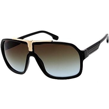 Pack of 12 Gold Accent Statement Sunglasses