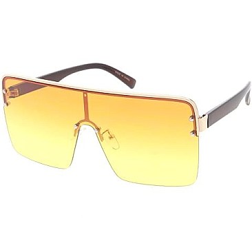 Pack of 12  Lined Tinted Fashion Sunglasses