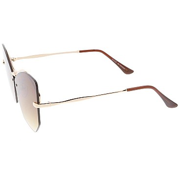 Pack of 12 Plain Unique Design Sunglasses