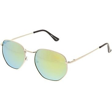 Pack of 12 Women's Jolie Rose Metal Fashion Sunglasses