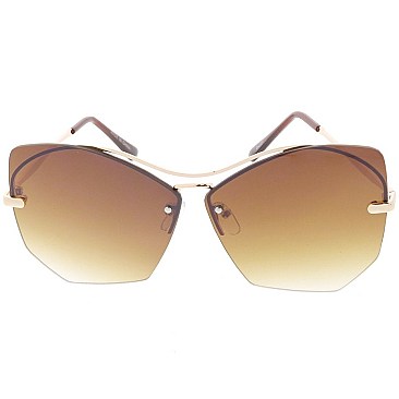 Pack of 12 Plain Unique Design Sunglasses