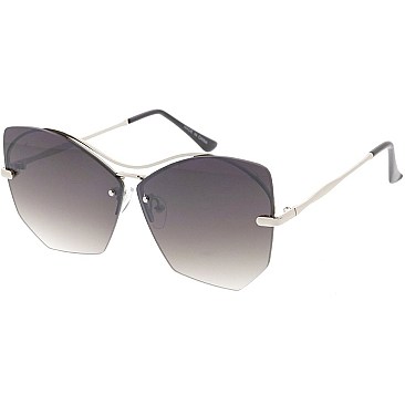Pack of 12 Plain Unique Design Sunglasses