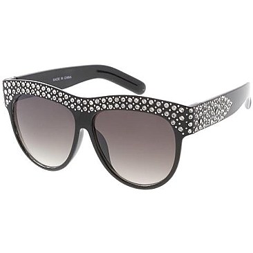 Pack of 12 Studded Statement Sunglasses