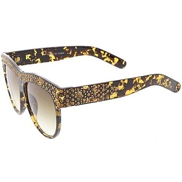 Pack of 12 Studded Statement Sunglasses